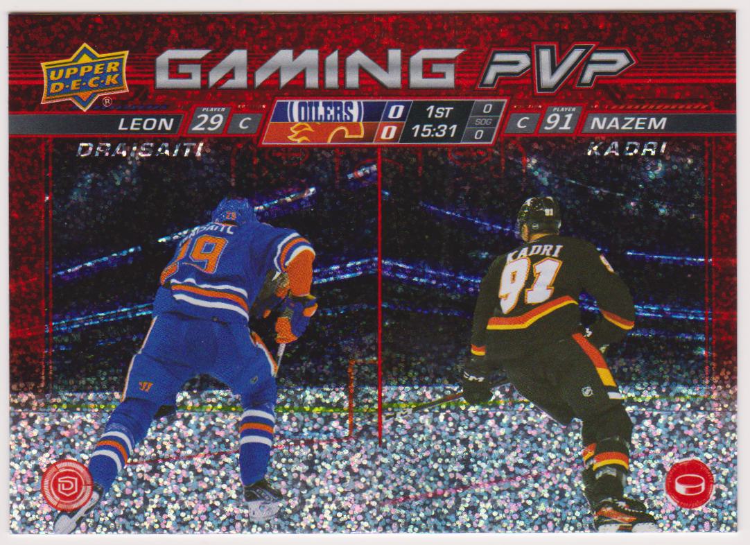 2024-25 Upper Deck Gaming PVP Speckle #GPVP1 Leon Draisaitl/Nazem Kadri (image for) 2024-25 Upper Deck Gaming PVP Speckle #GPVP1 Leon Draisaitl/Nazem Kadri