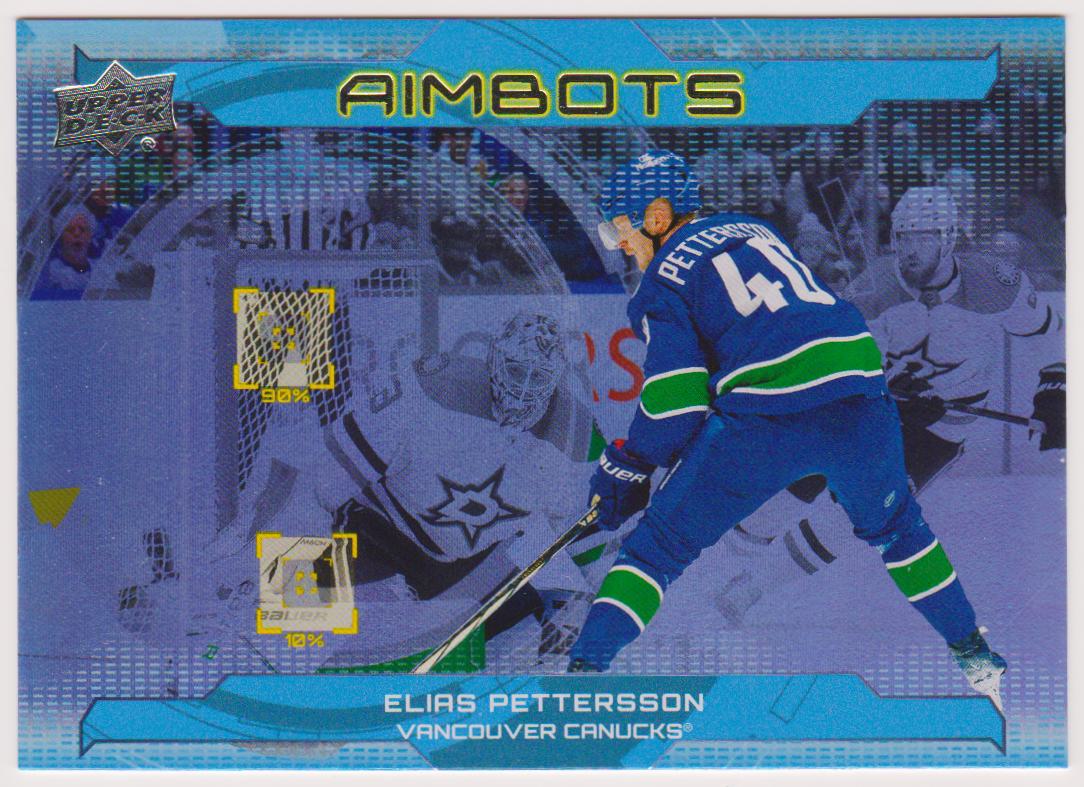 (image for) 2024-25 Upper Deck Aimbot #AB5 Elias Pettersson