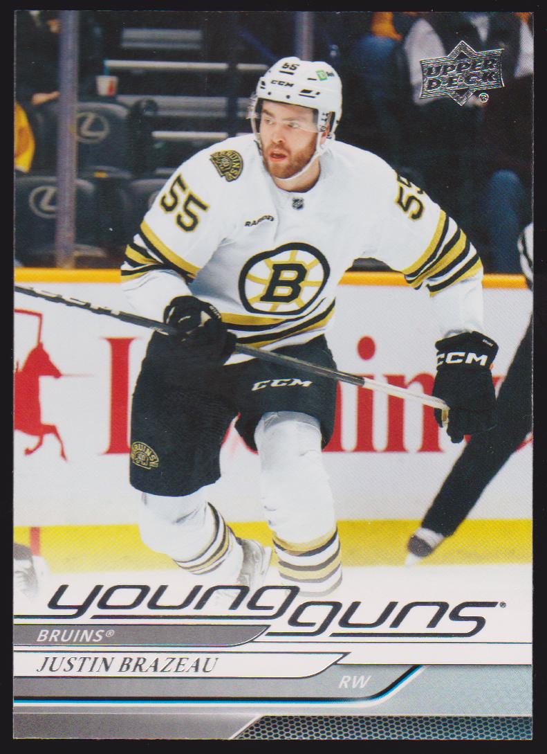 (image for) 2024-25 Upper Deck #222 Justin Brazeau YG RC
