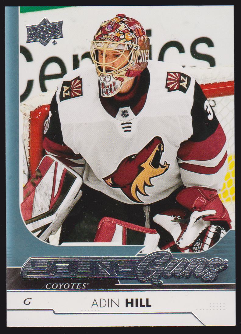 2017-18 Upper Deck #454 Adin Hill YG RC (image for) 2017-18 Upper Deck #454 Adin Hill YG RC