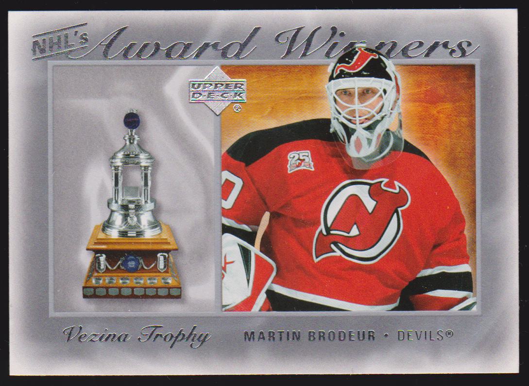 (image for) 2007-08 Upper Deck NHL Award Winners #AW2 Martin Brodeur