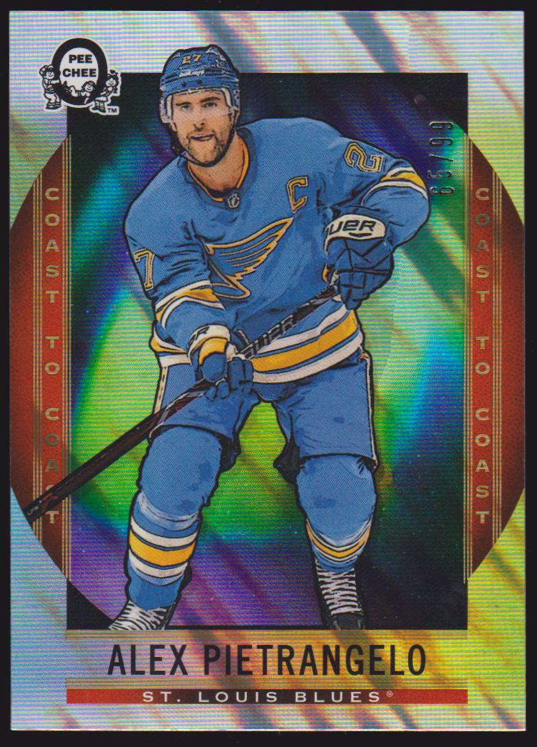 2018-19 O-Pee-Chee Coast to Coast Polar Lights #45 Alex Pietrangelo 65/99 (image for) 2018-19 O-Pee-Chee Coast to Coast Polar Lights #45 Alex Pietrangelo 65/99
