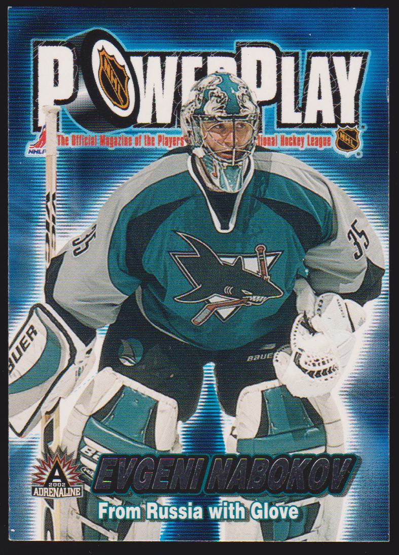 (image for) 2001-02 Pacific Adrenaline Power Play #32 Evgeni Nabokov