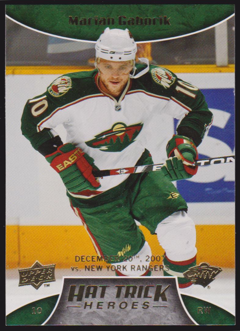 (image for) 2008-09 Upper Deck Hat Trick Heroes #HT12 Marian Gaborik