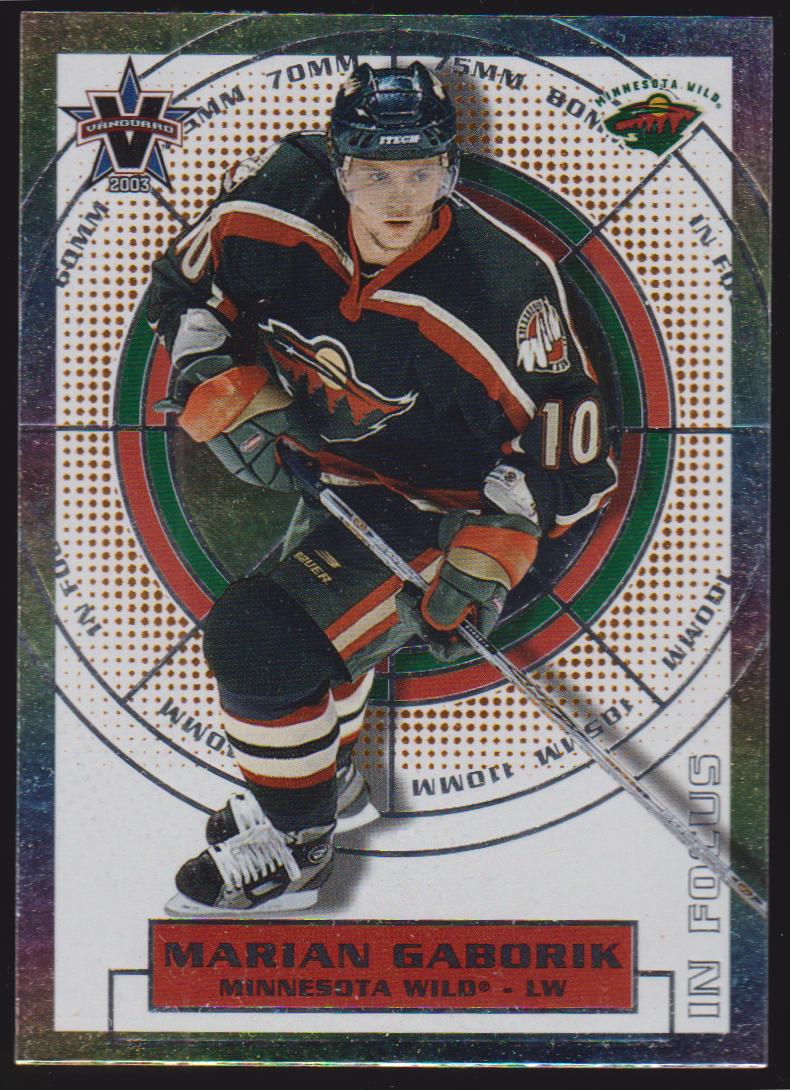 (image for) 2002-03 Vanguard In Focus #7 Marian Gaborik
