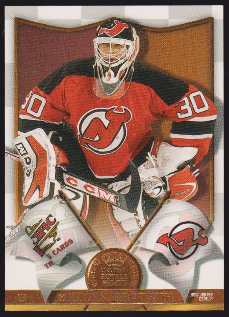 2002-03 Crown Royale Coats of Armor #6 Martin Brodeur (image for) 2002-03 Crown Royale Coats of Armor #6 Martin Brodeur