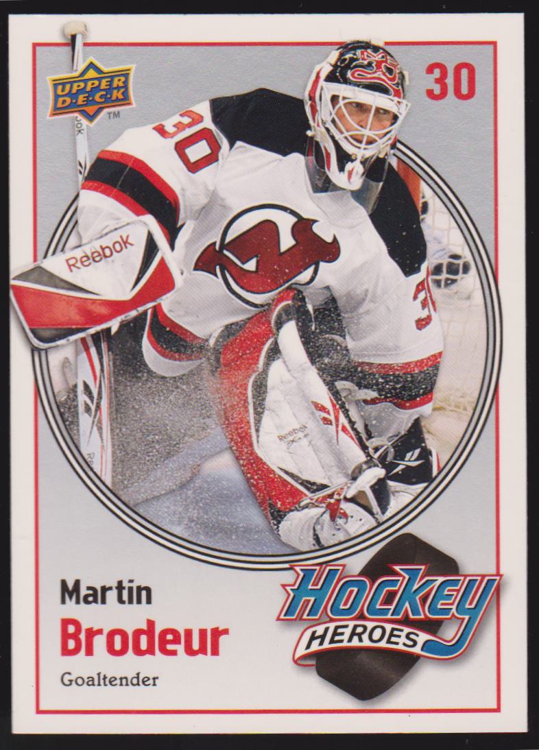 2009-10 Upper Deck Hockey Heroes Martin Brodeur #HH12 Martin Brodeur (image for) 2009-10 Upper Deck Hockey Heroes Martin Brodeur #HH12 Martin Brodeur