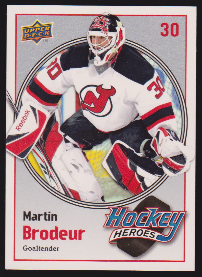 2009-10 Upper Deck Hockey Heroes Martin Brodeur #HH15 Martin Brodeur (image for) 2009-10 Upper Deck Hockey Heroes Martin Brodeur #HH15 Martin Brodeur