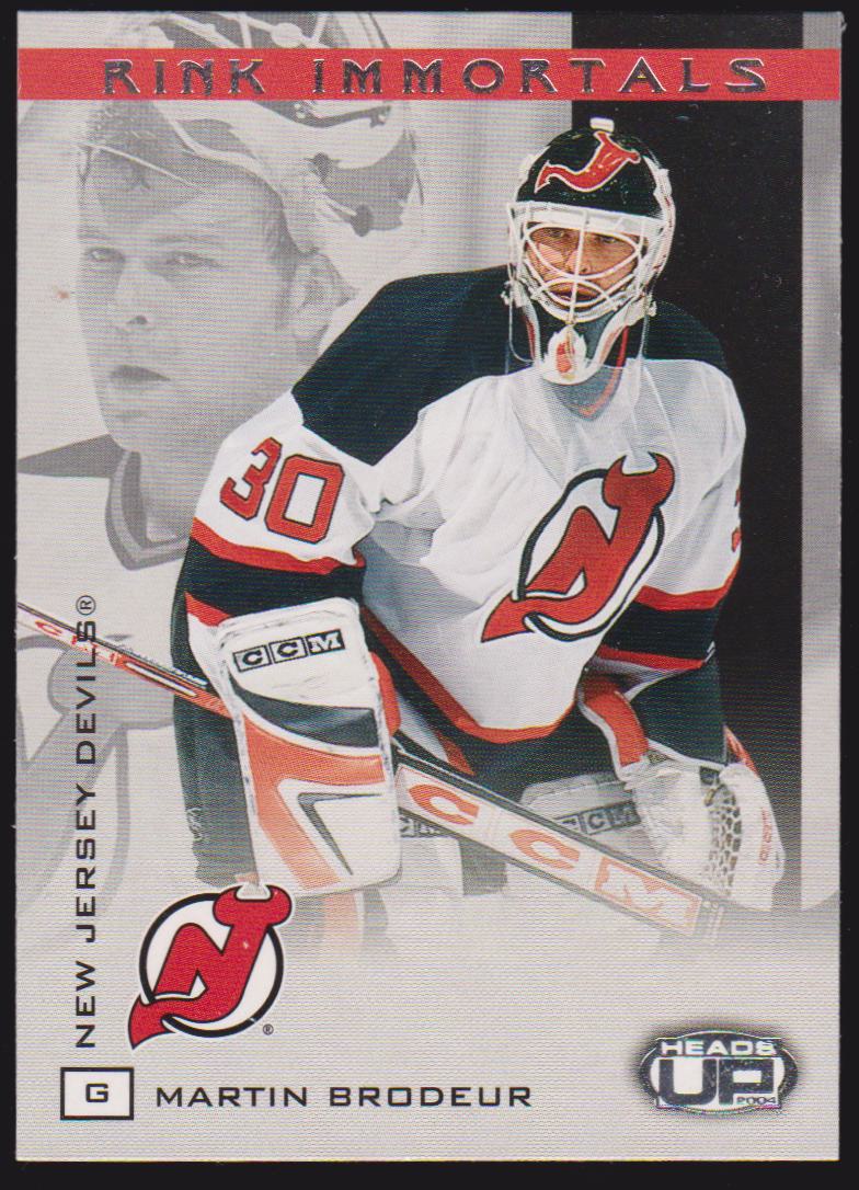 (image for) 2003-04 Pacific Heads Up Rink Immortals #7 Martin Brodeur