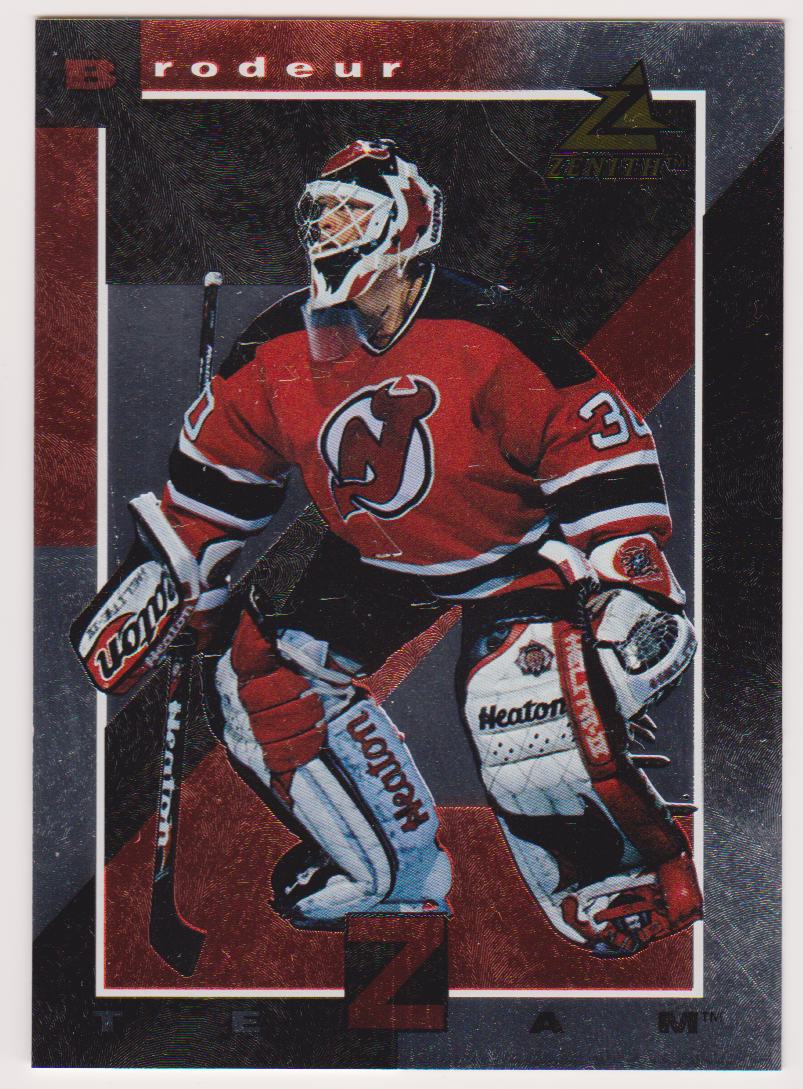 1997-98 Zenith Z-Team #8 Martin Brodeur (image for) 1997-98 Zenith Z-Team #8 Martin Brodeur