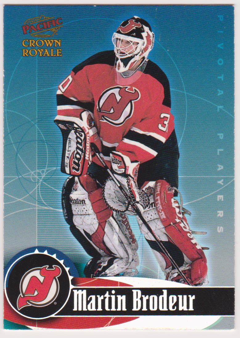 1998-99 Crown Royale Pivotal Players #14 Martin Brodeur (image for) 1998-99 Crown Royale Pivotal Players #14 Martin Brodeur