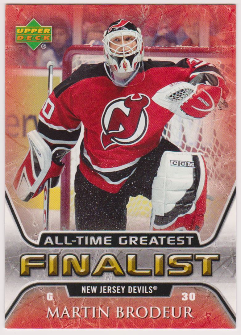 2005-06 Upper Deck All-Time Greatest #35 Martin Brodeur (image for) 2005-06 Upper Deck All-Time Greatest #35 Martin Brodeur