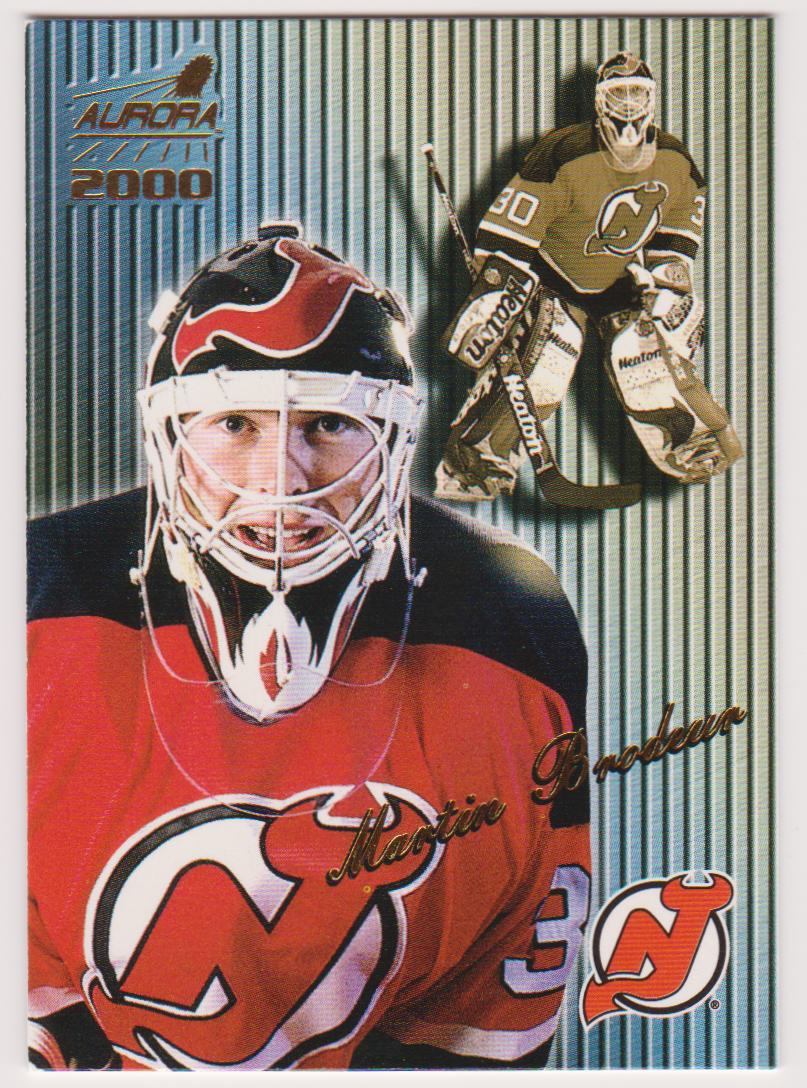 (image for) 1999-00 Aurora Striped #84 Martin Brodeur