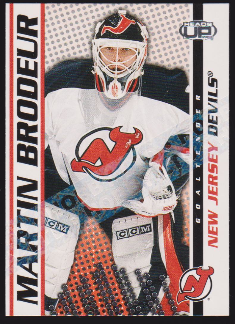 2003-04 Pacific Heads Up Hobby Limited (LTD) #58 Martin Brodeur 090/299 (image for) 2003-04 Pacific Heads Up Hobby Limited (LTD) #58 Martin Brodeur 090/299