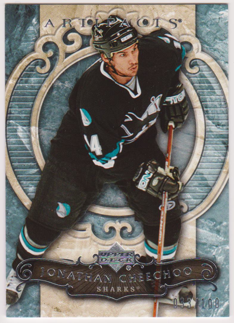 (image for) 2007-08 Artifacts Silver #67 Jonathan Cheechoo - 033/100