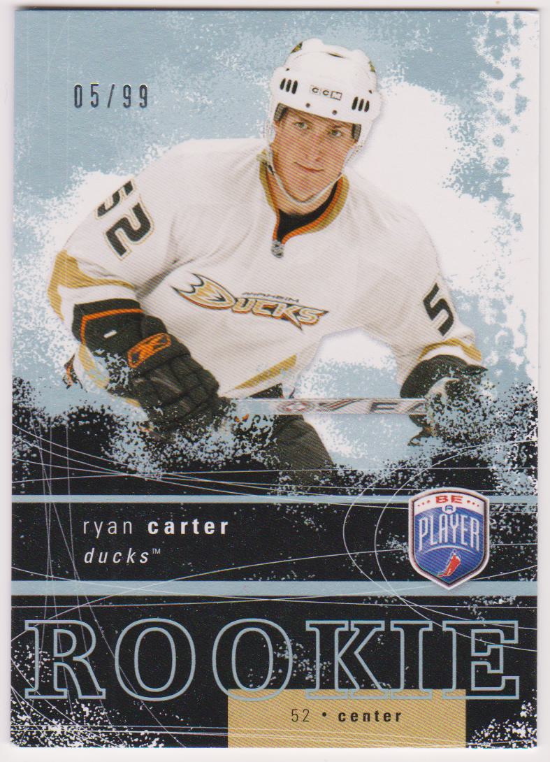 (image for) 2007-08 Be A Player #203 Ryan Carter RC 05/99