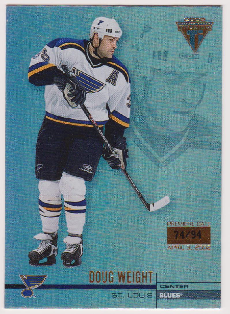 2001-02 Titanium Premiere Date #120 Doug Weight 74/94 (image for) 2001-02 Titanium Premiere Date #120 Doug Weight 74/94