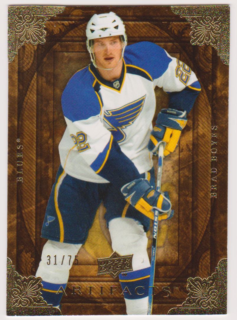 2008-09 Artifacts Gold #14 Brad Boyes 31/75 (image for) 2008-09 Artifacts Gold #14 Brad Boyes 31/75