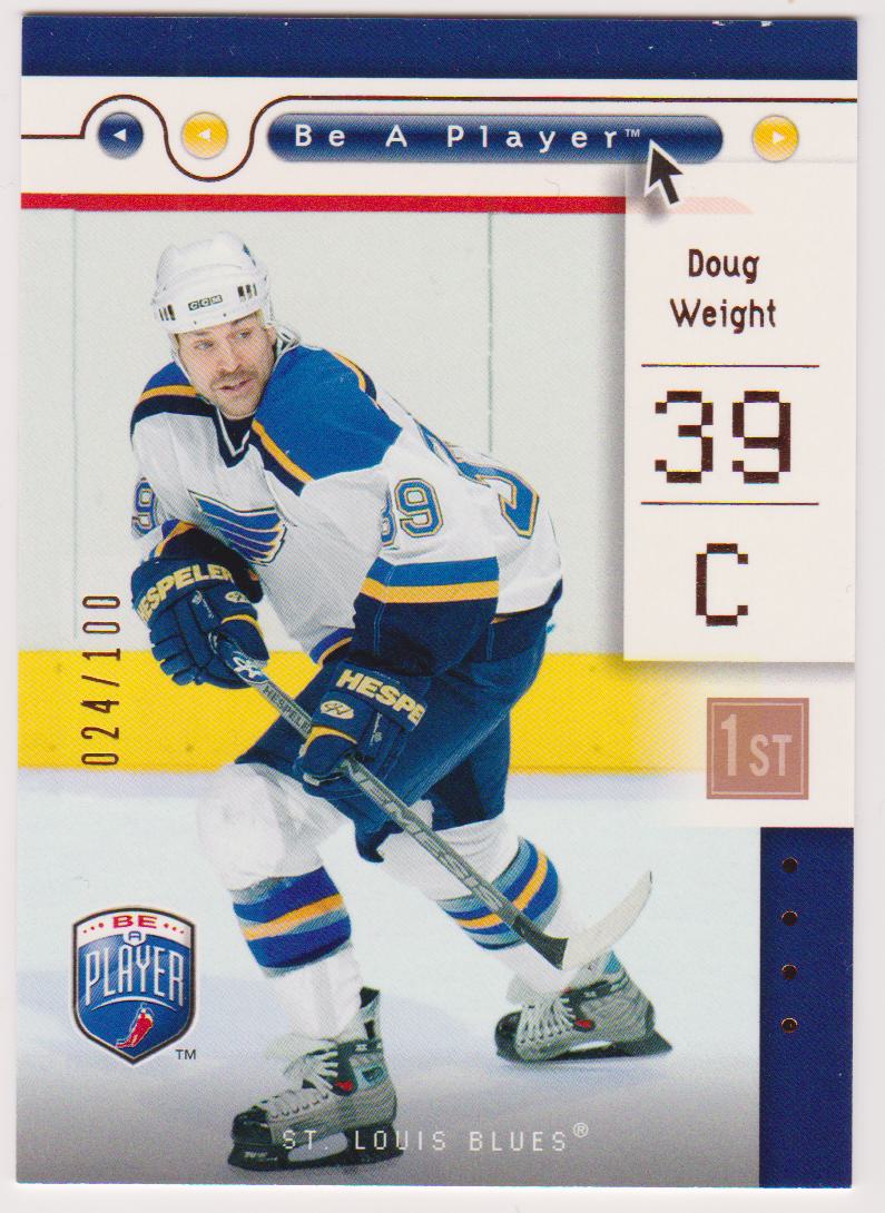 (image for) 2005-06 Be A Player First Period #77 Doug Weight 024/100