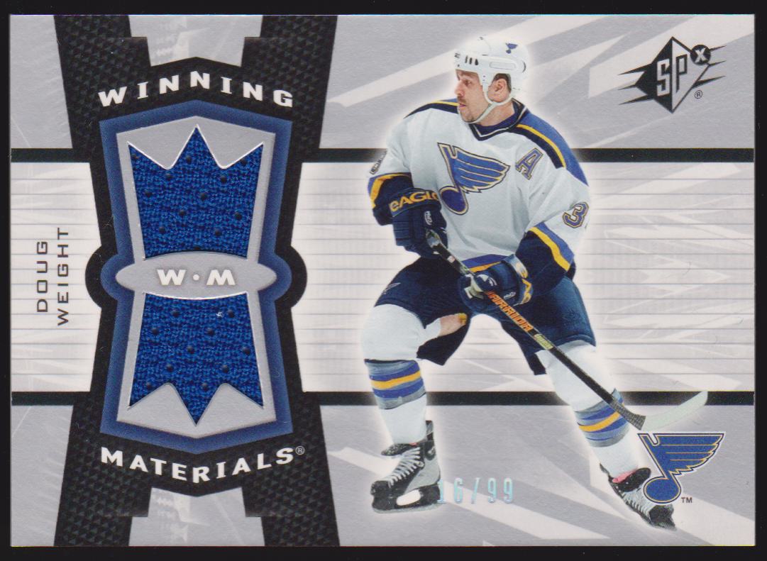 (image for) 2006-07 SPx Winning Materials Spectrum #WMDW Doug Weight 16/99