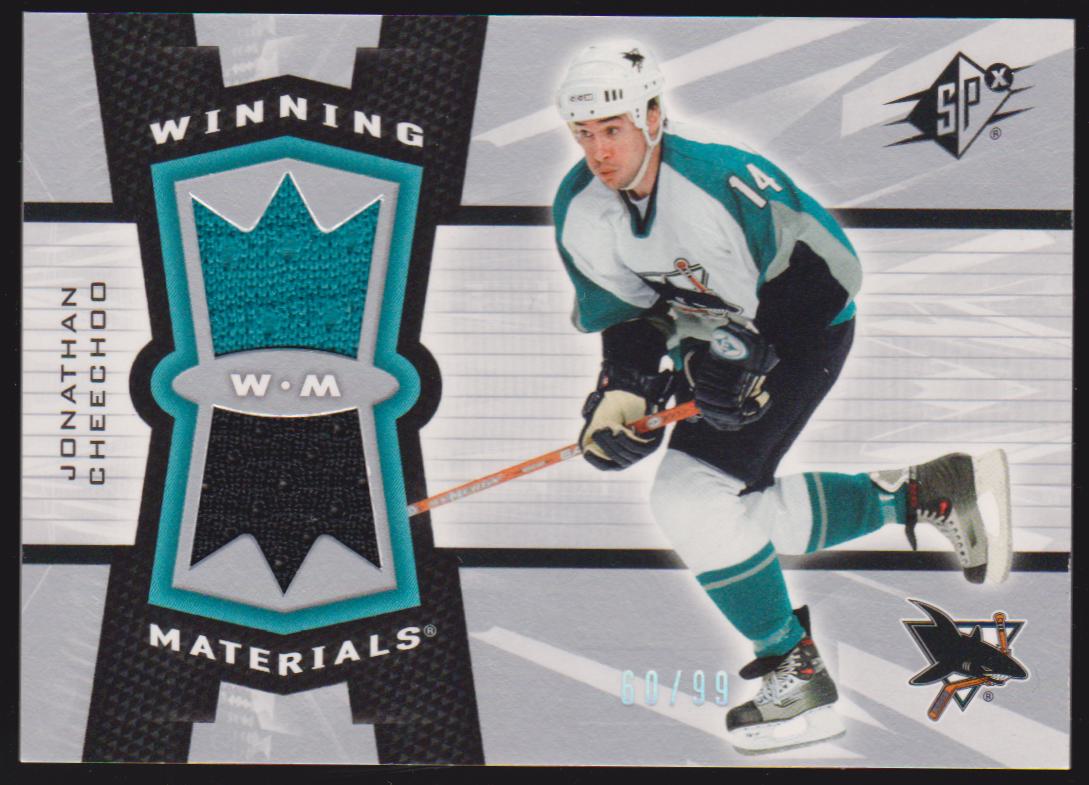 (image for) 2006-07 SPx Winning Materials Spectrum #WMJC Jonathan Cheechoo 60/99