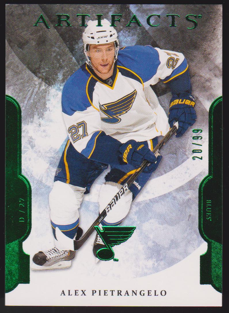 2011-12 Artifacts Emerald #67 Alex Pietrangelo 20/99 (image for) 2011-12 Artifacts Emerald #67 Alex Pietrangelo 20/99