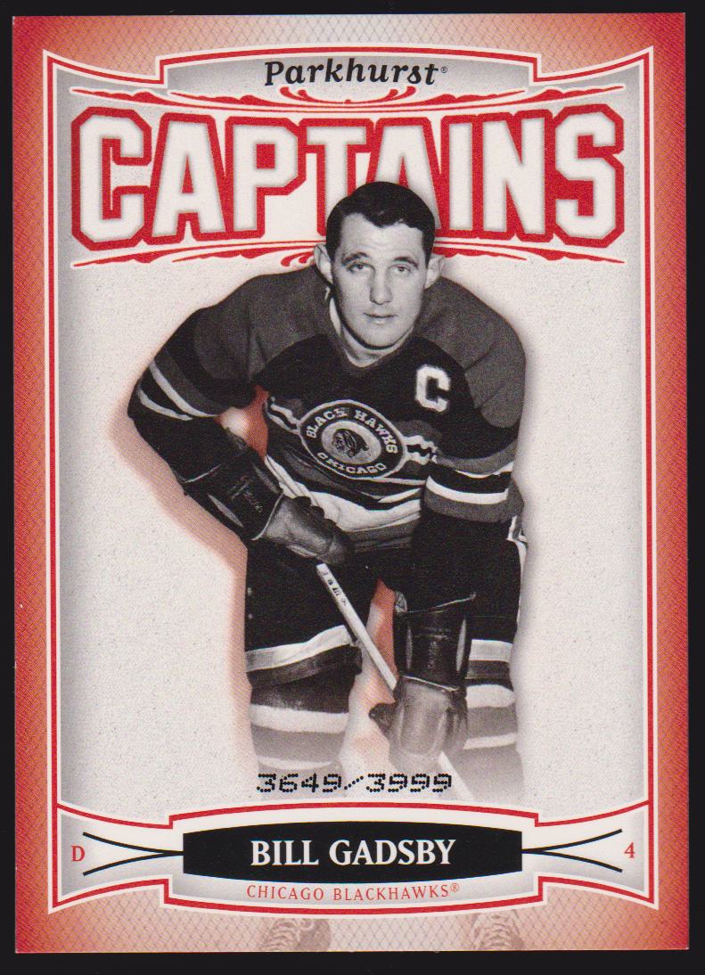 2006-07 Parkhurst #173 Bill Gadsby 3649/3999 (image for) 2006-07 Parkhurst #173 Bill Gadsby 3649/3999
