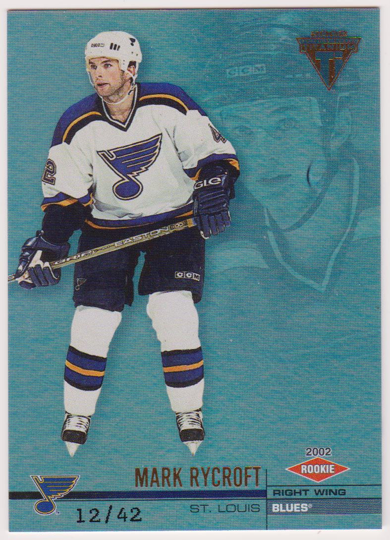 (image for) 2001-02 Titanium #179 Mark Rycroft 12/42 RC