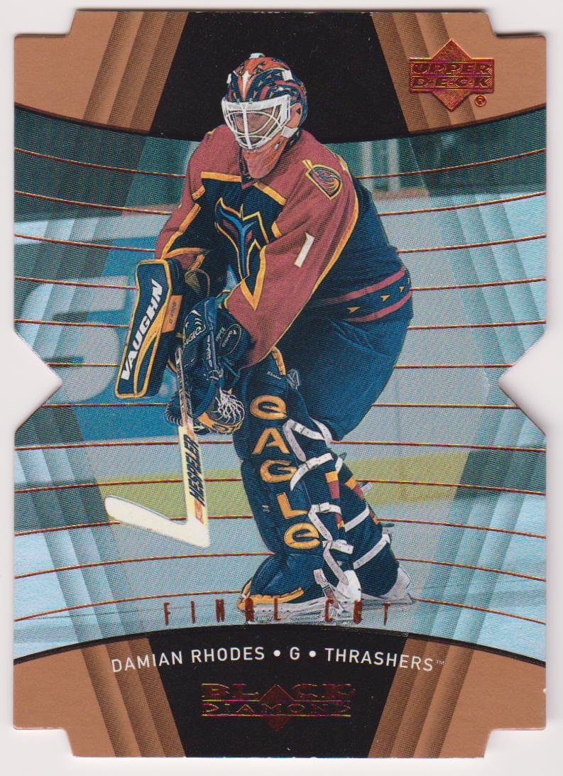(image for) 1999-00 Black Diamond Final Cut #4 Damian Rhodes 001/100