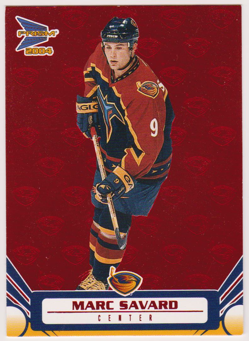 (image for) 2003-04 Pacific Prism Red #7 Marc Savard 107/260