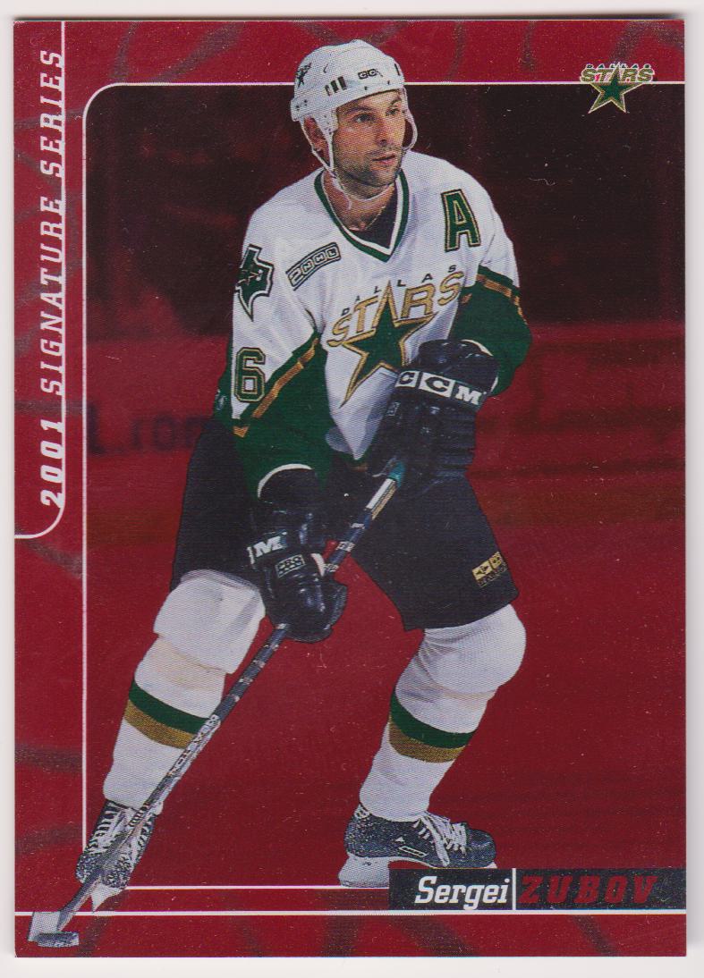 2000-01 BAP Signature Series Ruby #7 Sergei Zubov 119/200 (image for) 2000-01 BAP Signature Series Ruby #7 Sergei Zubov 119/200