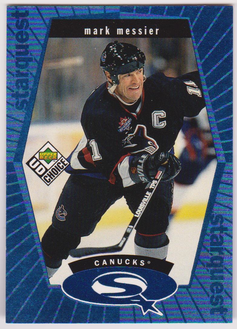 1998-99 UD Choice StarQuest Blue #SQ29 Mark Messier (image for) 1998-99 UD Choice StarQuest Blue #SQ29 Mark Messier