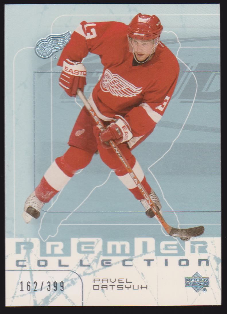 2003-04 UD Premier Collection #21 Pavel Datsyuk 162/399 (image for) 2003-04 UD Premier Collection #21 Pavel Datsyuk 162/399