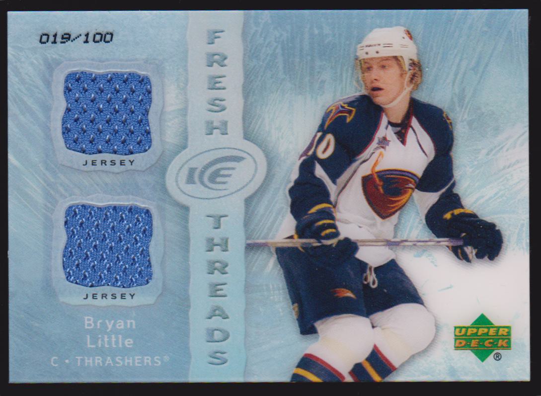 (image for) 2007-08 Upper Deck Ice Fresh Threads Parallel 100 #FTBL Bryan Little 019/100