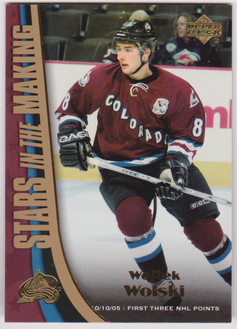 2005-06 Upper Deck Stars in the Making #SM14 Wojtek Wolski (image for) 2005-06 Upper Deck Stars in the Making #SM14 Wojtek Wolski