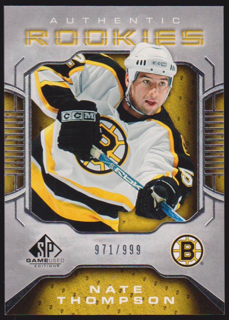 (image for) 2006-07 SP Game Used #105 Nate Thompson RC - 971/999