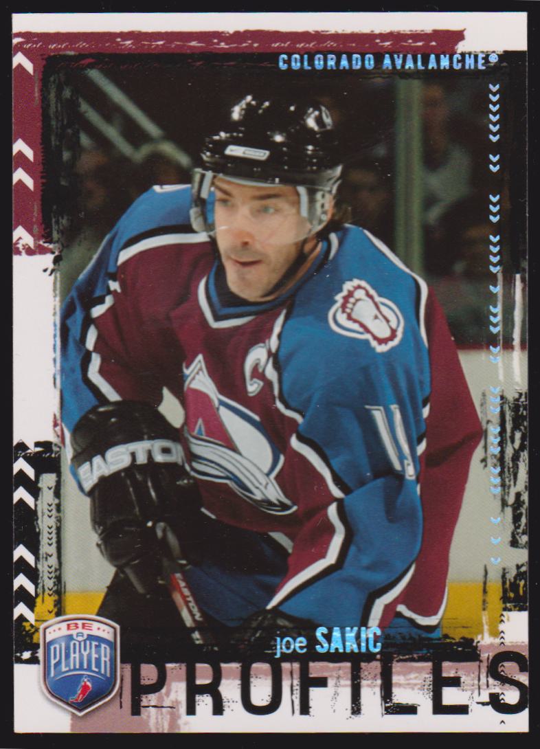 2006-07 Be A Player Profiles #PP21 Joe Sakic 190/499 (image for) 2006-07 Be A Player Profiles #PP21 Joe Sakic 190/499