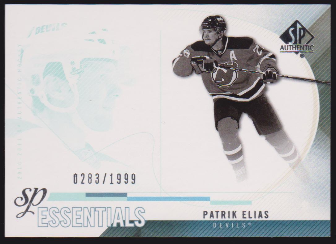 (image for) 2010-11 SP Authentic #158 Patrik Elias - SP Essentials - 0283/1999