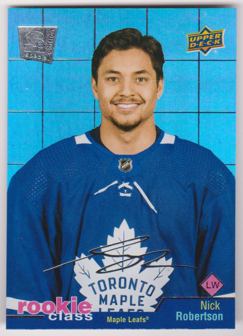 2020-21 Upper Deck Rookie Class Special Edition #RC20 Nick Robertson - RC Year (image for) 2020-21 Upper Deck Rookie Class Special Edition #RC20 Nick Robertson - RC Year