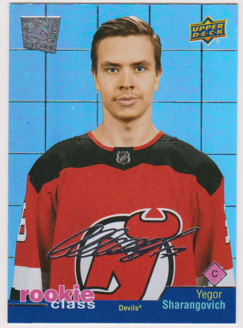 2020-21 Upper Deck Rookie Class Special Edition #RC40 Yegor Sharangovich - RC Year (image for) 2020-21 Upper Deck Rookie Class Special Edition #RC40 Yegor Sharangovich - RC Year