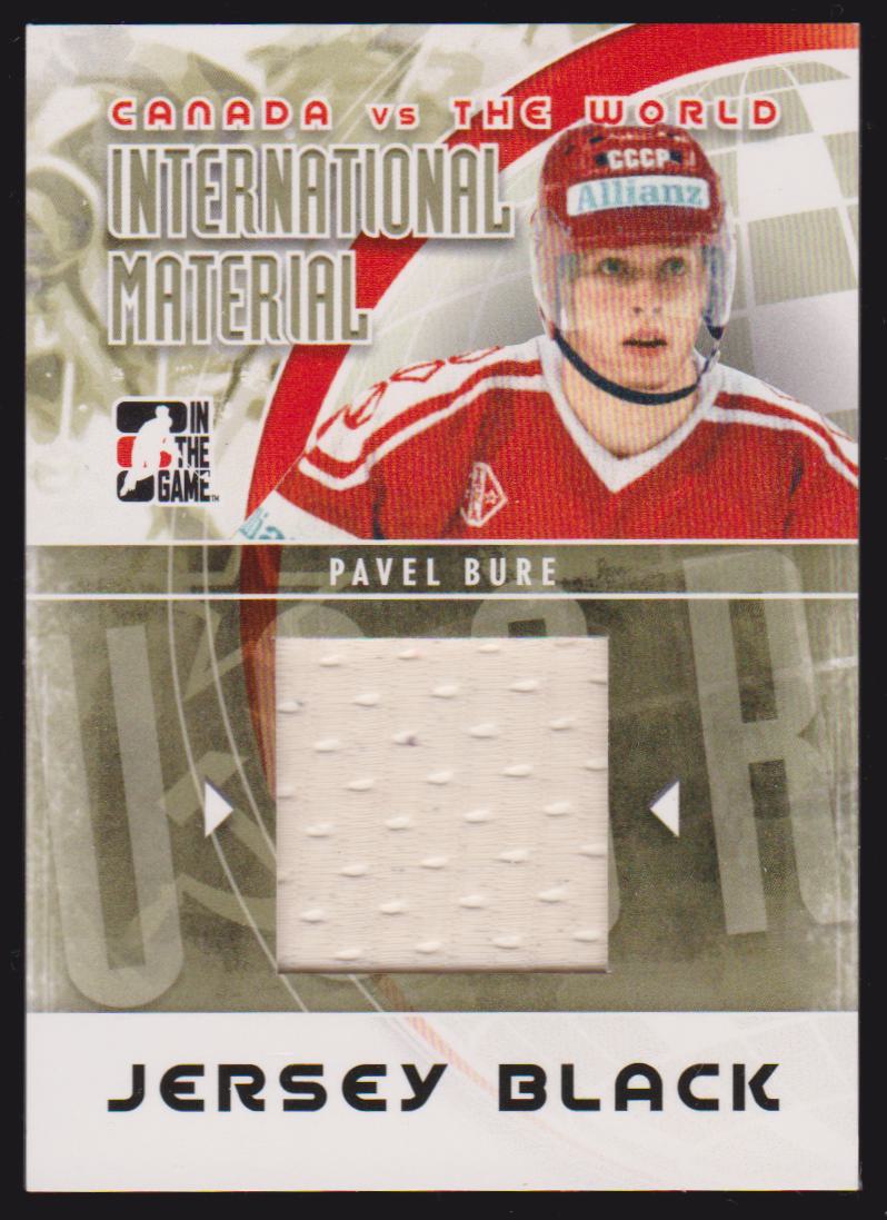 2011-12 Canada vs World International Materials #IM07 Pavel Bure (image for) 2011-12 Canada vs World International Materials #IM07 Pavel Bure
