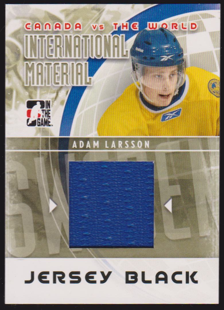 (image for) 2011-12 Canada vs World International Materials #IM01 Adam Larsson - RC Year