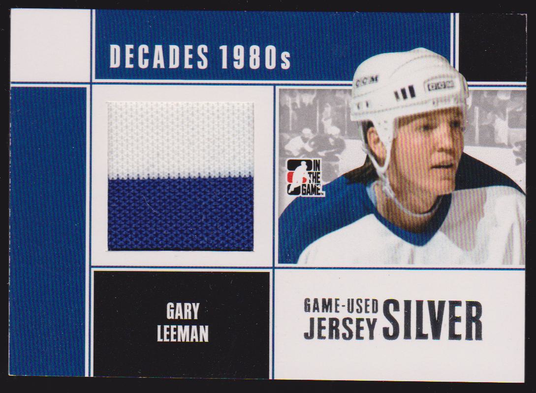 (image for) 2010-11 ITG Decades 1980s Game Used Jerseys Silver #M27 Gary Leeman