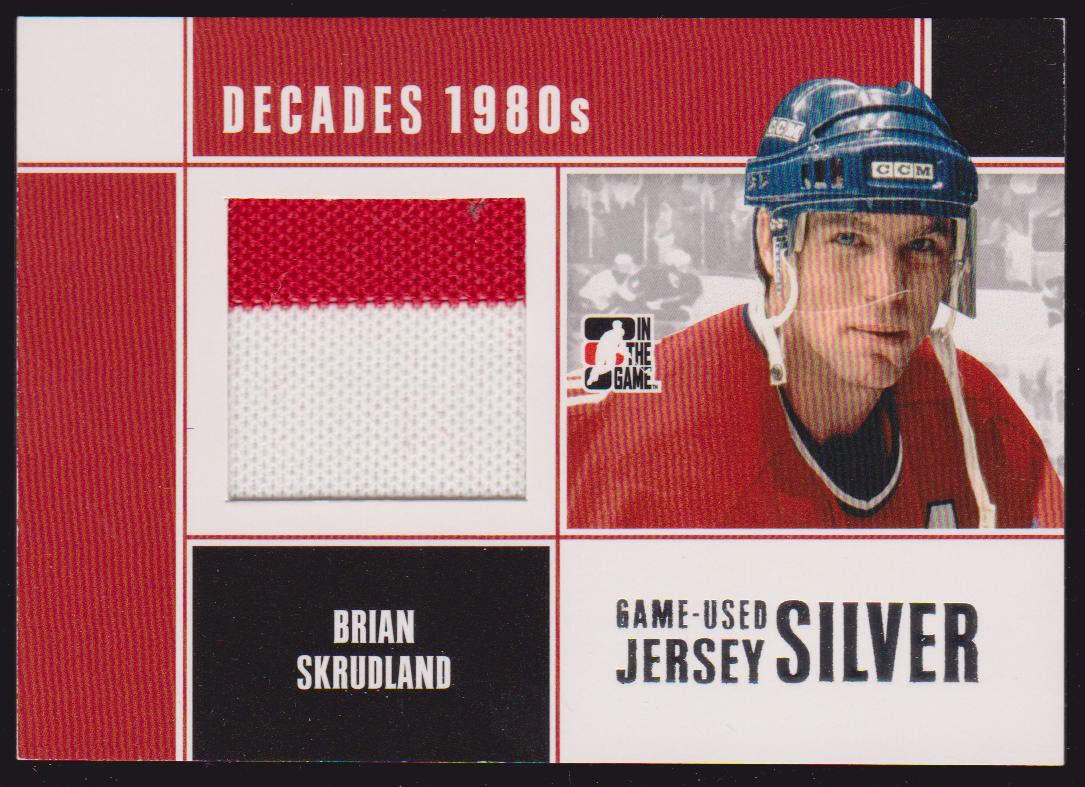 (image for) 2010-11 ITG Decades 1980s Game Used Jerseys Silver #M13 Brian Skrudland