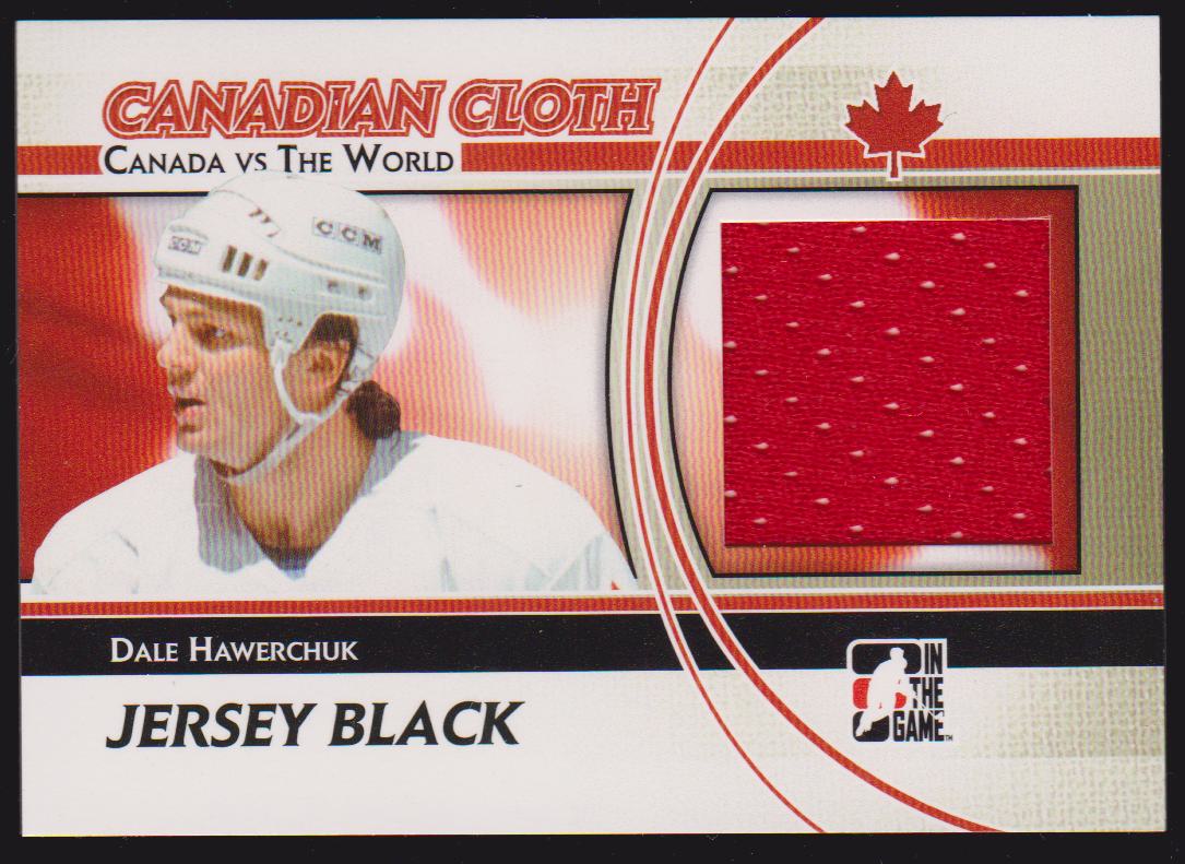 (image for) 2011-12 ITG Canada vs The World Canadian Cloth Black #CCM11 Dale Hawerchuk