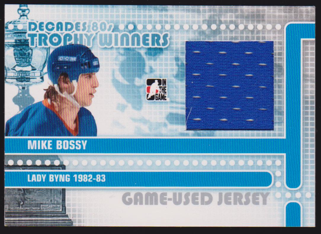 (image for) 2010-11 ITG Decades 1980s Trophy Winners Jerseys Silver #TWJ08 Mike Bossy - Lady Byng 1982-83