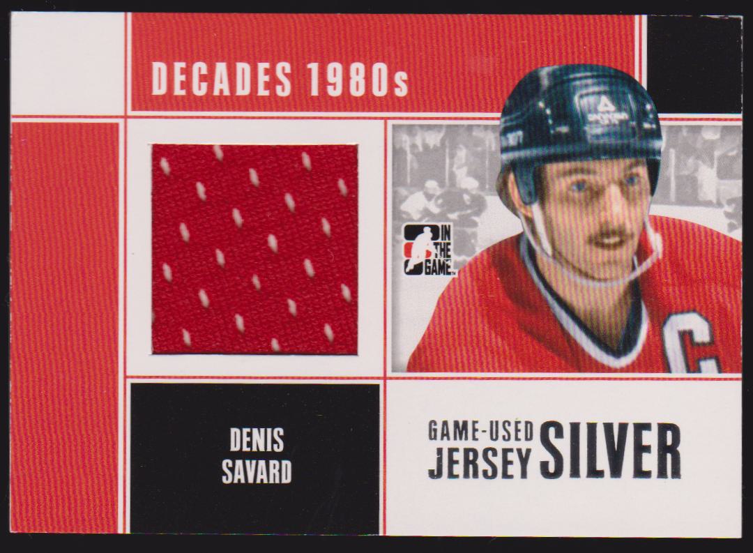 (image for) 2010-11 ITG Decades 1980s Game Used Jerseys Silver #M24 Denis Savard