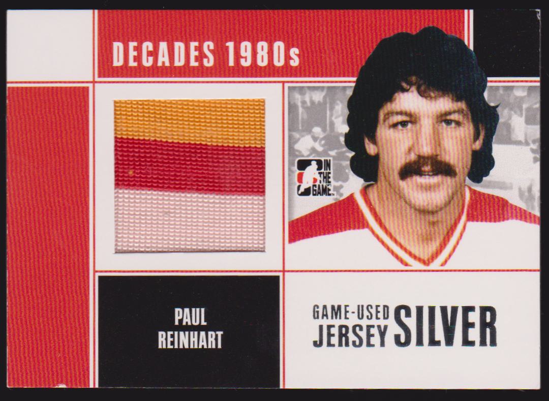 (image for) 2010-11 ITG Decades 1980s Game Used Jerseys Silver #M49 Paul Reinhart
