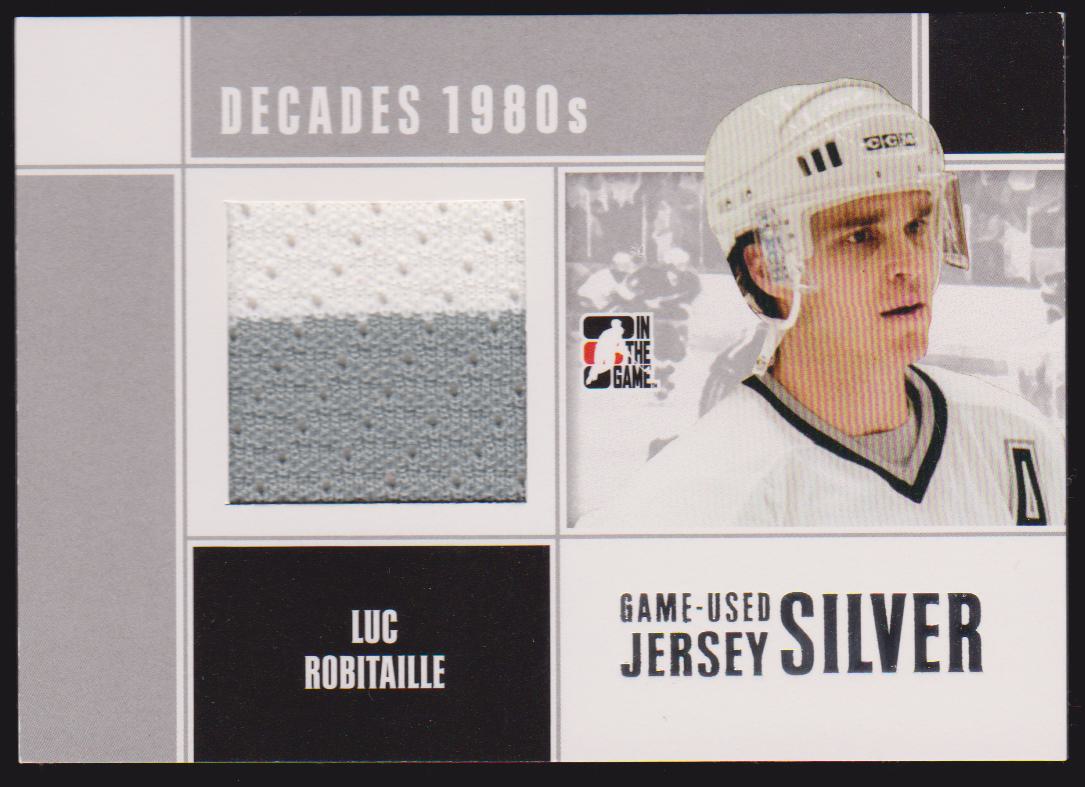 (image for) 2010-11 ITG Decades 1980s Game Used Jerseys Silver #M40 Luc Robitaille