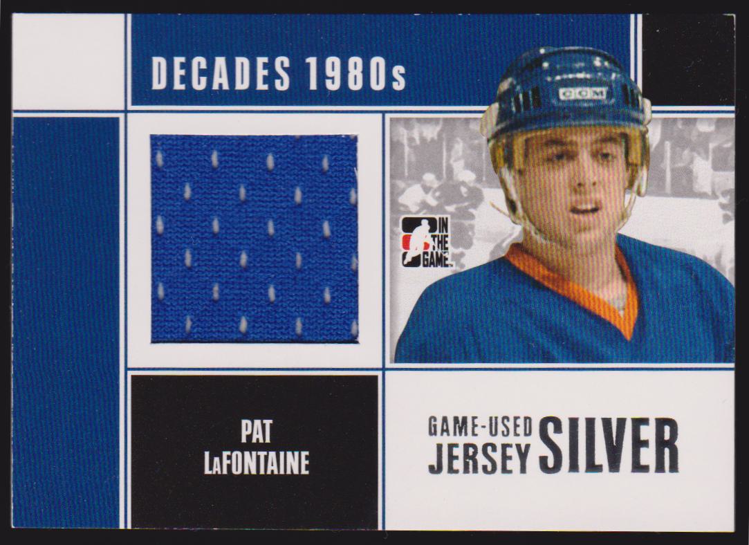 (image for) 2010-11 ITG Decades 1980s Game Used Jerseys Silver #M47 Pat LaFontaine